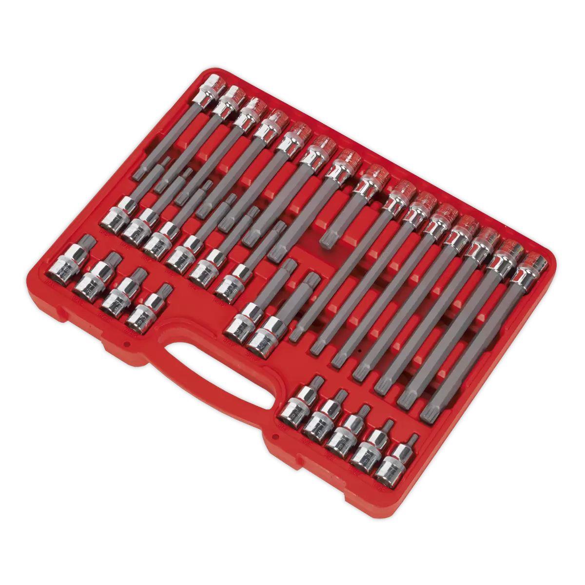 Sealey AK2198 Ribe Socket Bit Set 32pc 1/2