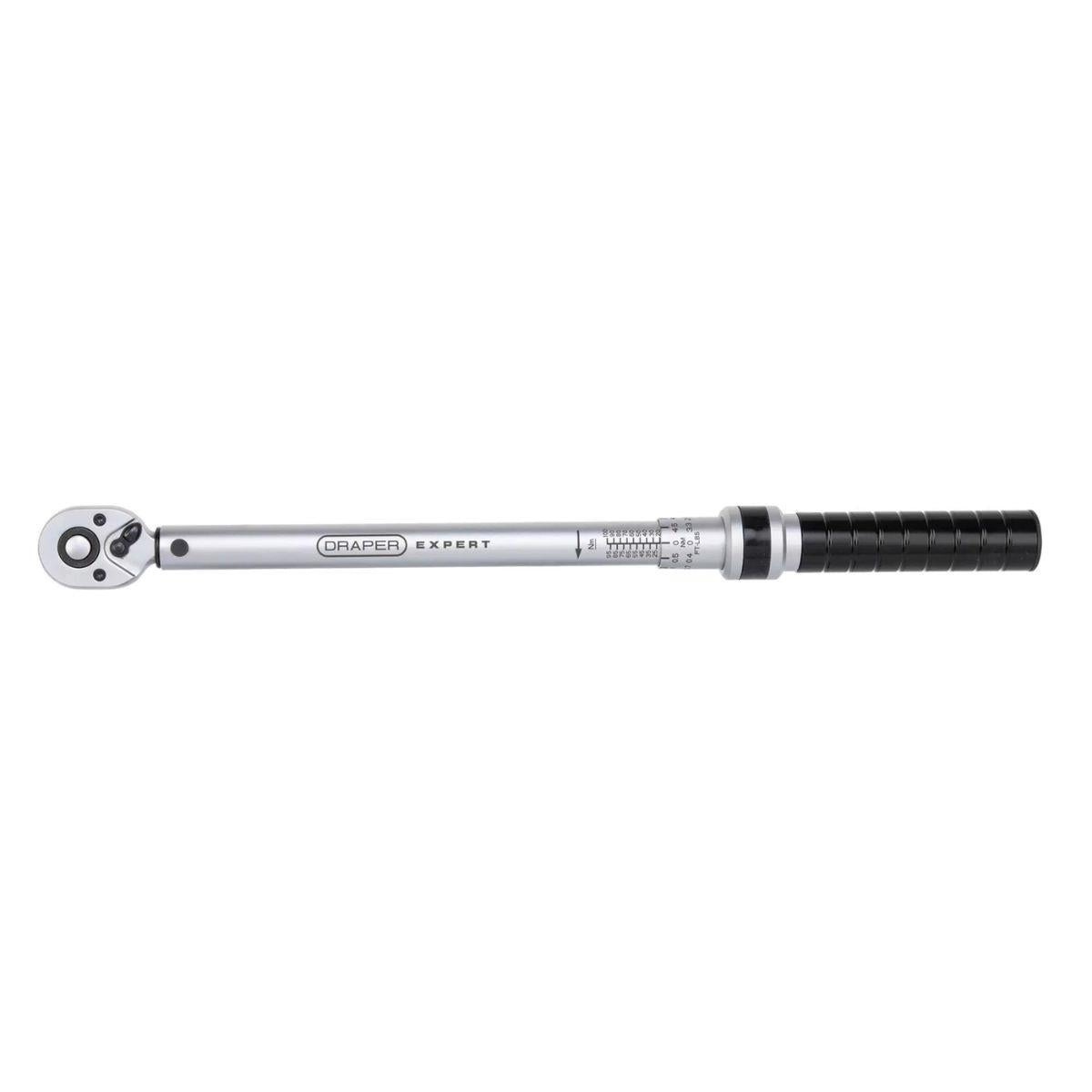 Draper Expert EXMTW-3/8 Ratchet Torque Wrench 20-142Nm Micrometer Adjustment 17653