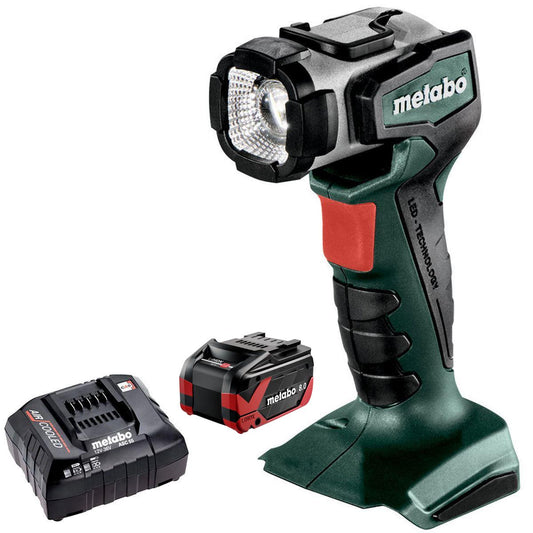 Metabo ULA 14.4-18 14.4-18V Portable LED Torch with 1 x 8.0Ah Battery & Charger