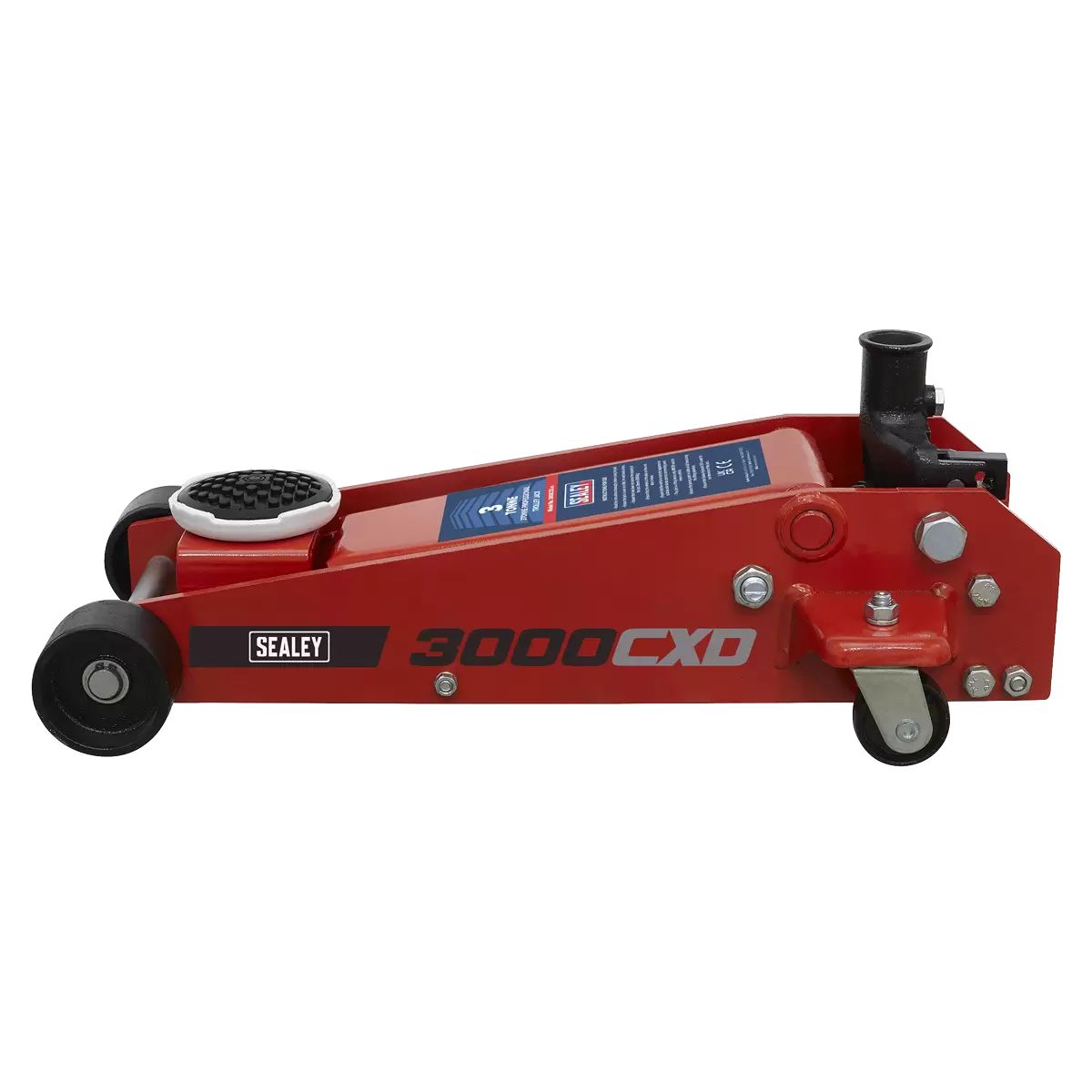 Sealey 3000CXD Trolley Jack 3 Tonne Ton Standard Chassis Car Van Garage