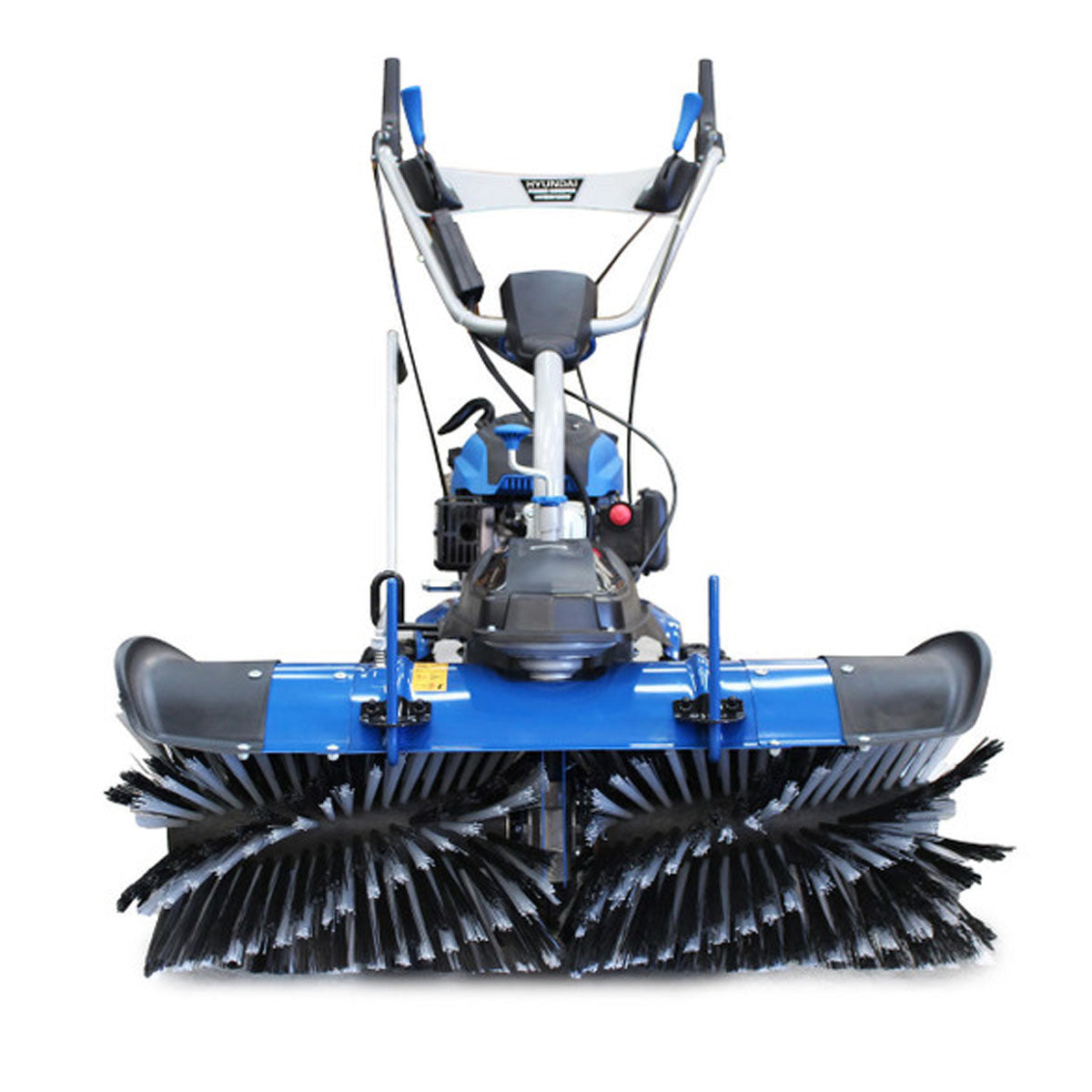 Hyundai HYSW1000 100cm Self-Propelled Petrol Yard Sweeper Powerbrush for Easy Lawn & Garden Cleanup
