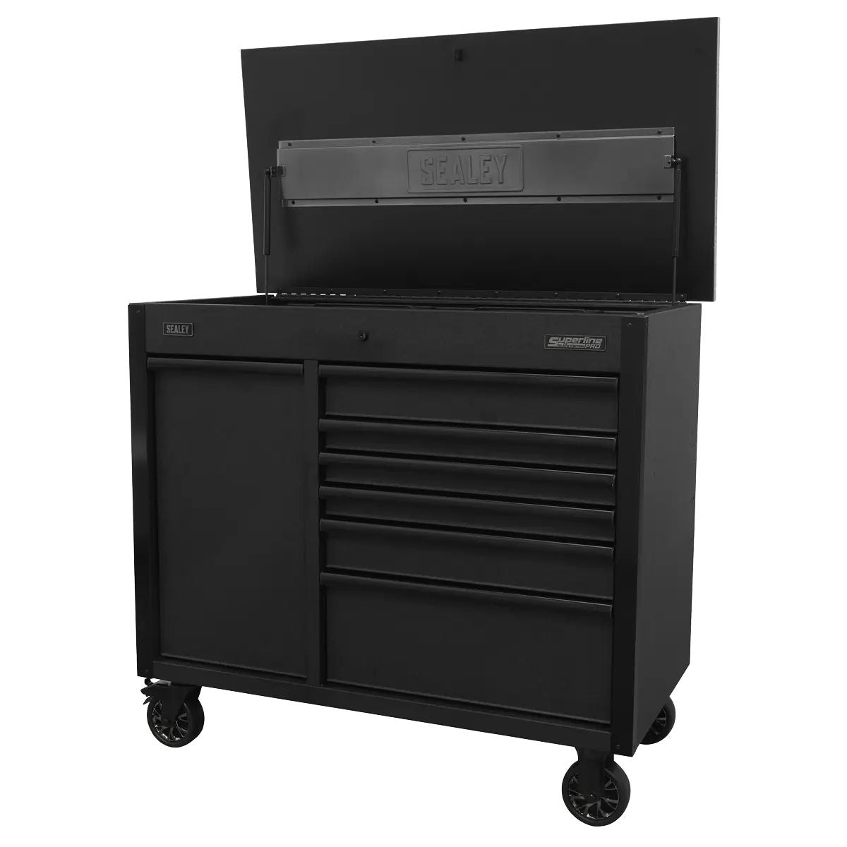 Sealey AP4206BE 1120mm Mobile Tool Cabinet with Power Tool Charging Drawer