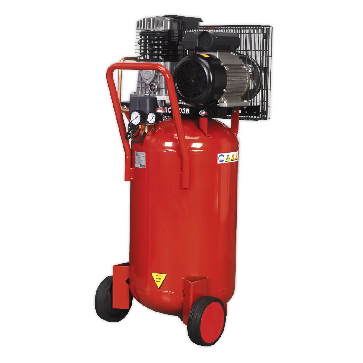 Sealey SAC1903B 90ltr Vertical Belt Drive Compressor 230V/13A