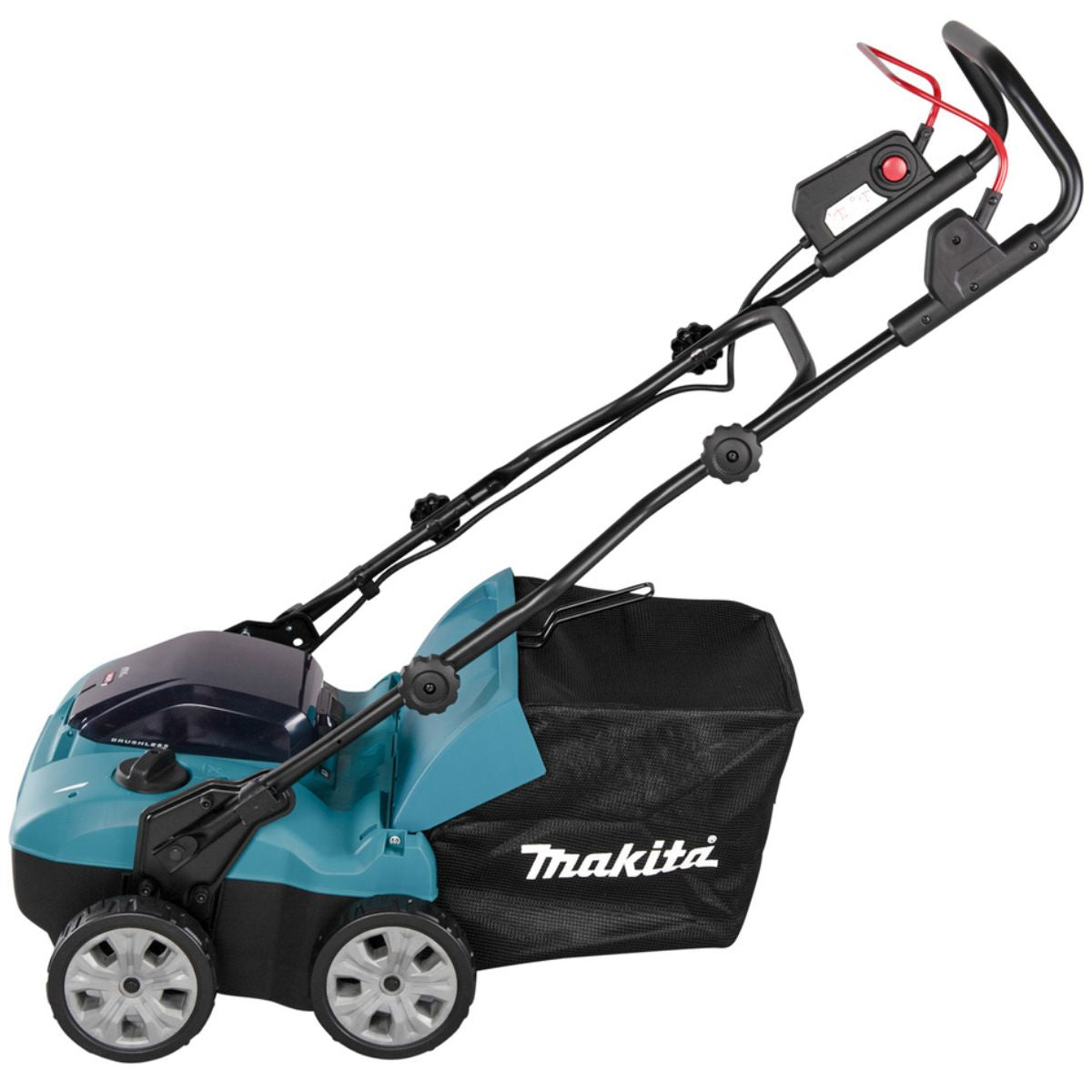 Makita UV001GM201 380mm 40V Max Brushless Lawn Scarifier With 2 x 4.0Ah Batteries & Charger