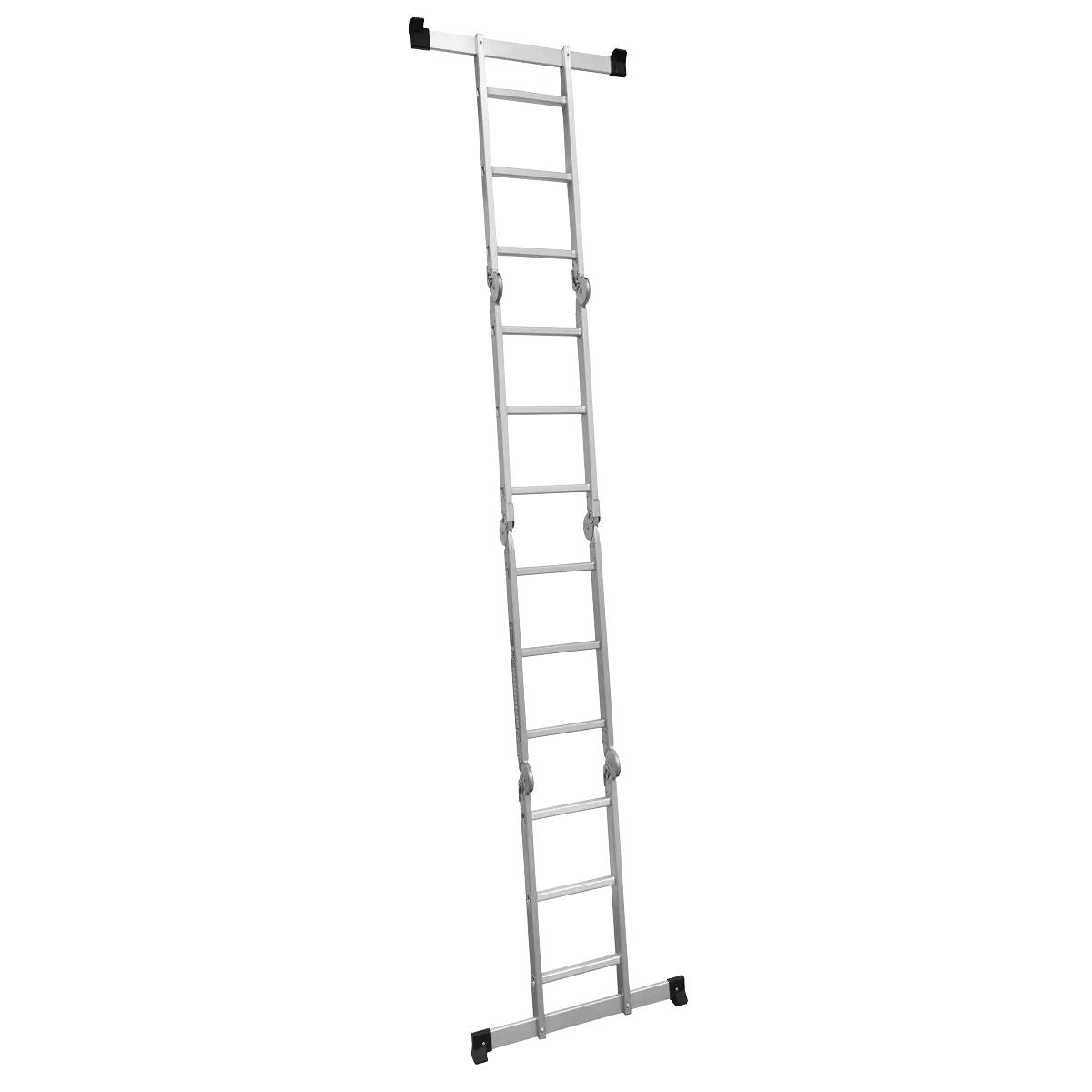 Sealey AFPL1 4-Way Trade Aluminium Folding Platform Ladder EN 131