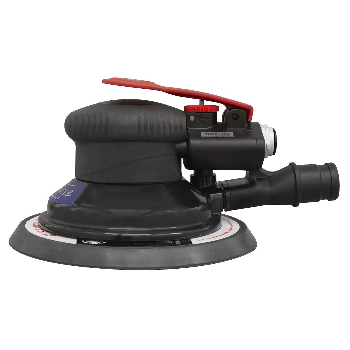 Sealey SA801 Air Palm Orbital Sander 150mm Dust-Free