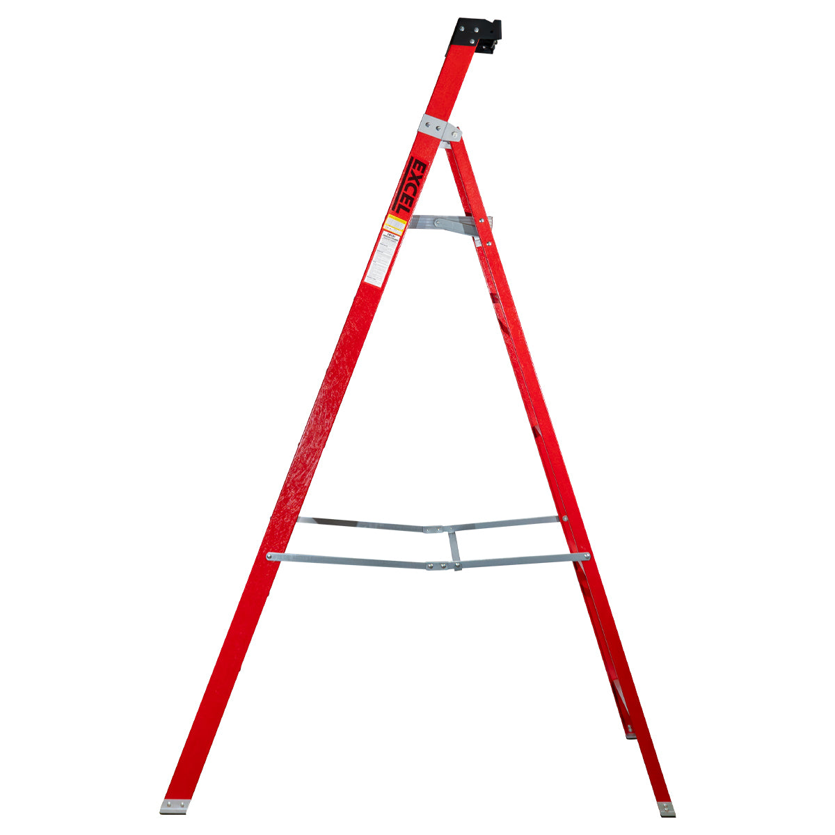Excel Electricians Fibreglass Platform Step Ladder 8 Tread 2.51m EN131
