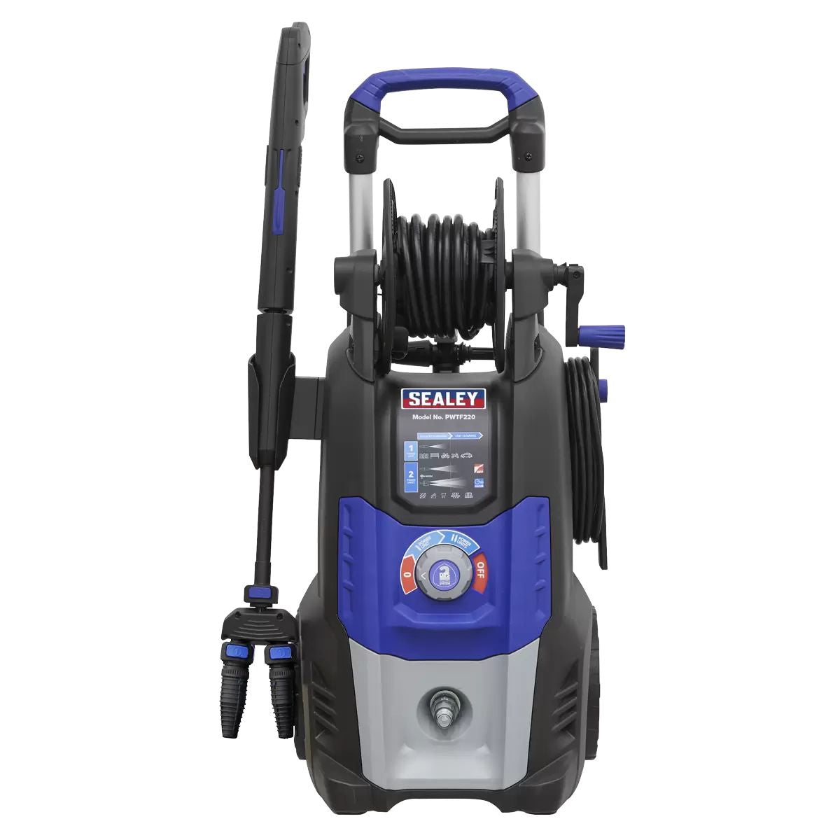 Sealey PWTF2200 Pressure Washer 150bar 810ltr/hr Twin Flow 230V