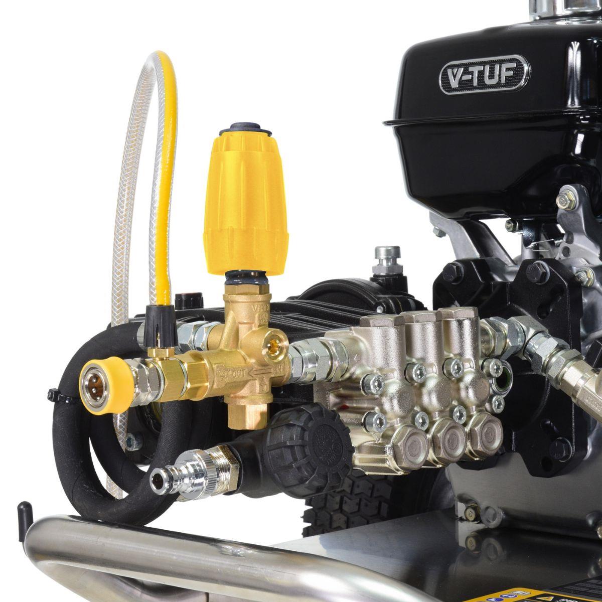 V-TUF GB080 Industrial 9HP Gearbox Driven Honda Petrol Pressure Washer 2900psi, 200Bar & 15L/min