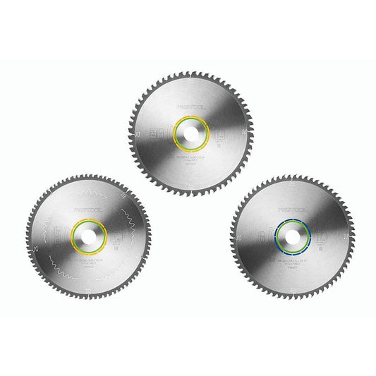 Festool KSB-SORT/3 W/A 260x2,5 Circular Saw Blade Set Of 3 - 578570