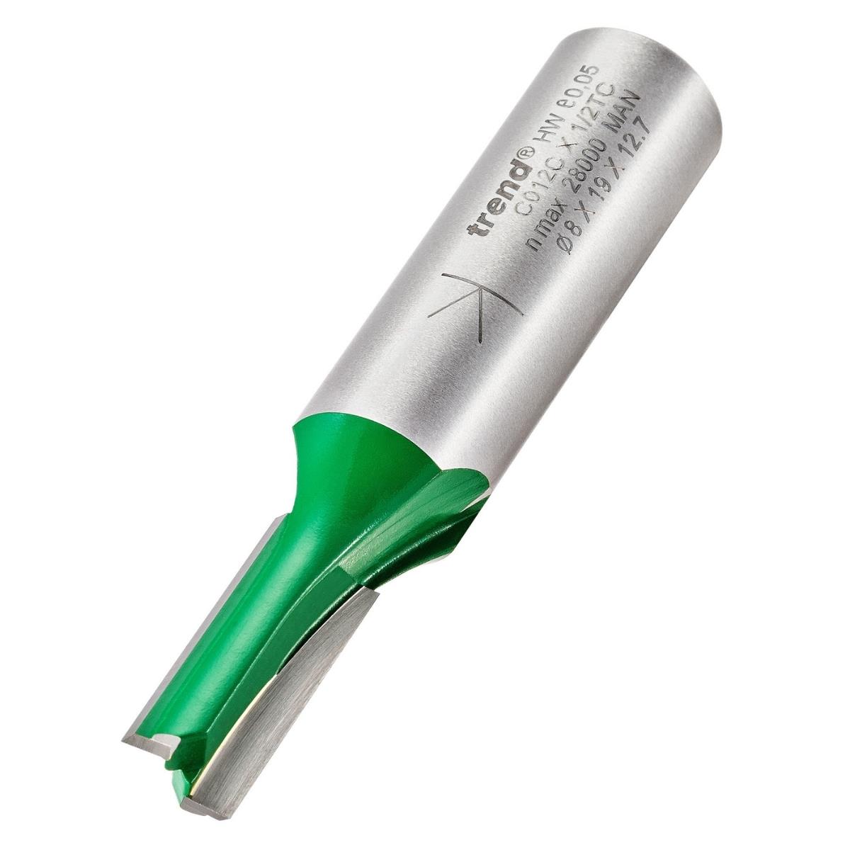 Trend C012CX1/2TC Two Flute Cutter 8mm Diameter