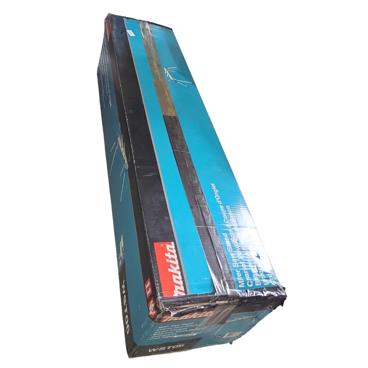 Makita DEBWST06 Adjustable Wheeled Extendable Folding Mitre Saw Stand Item Condition Damaged Box