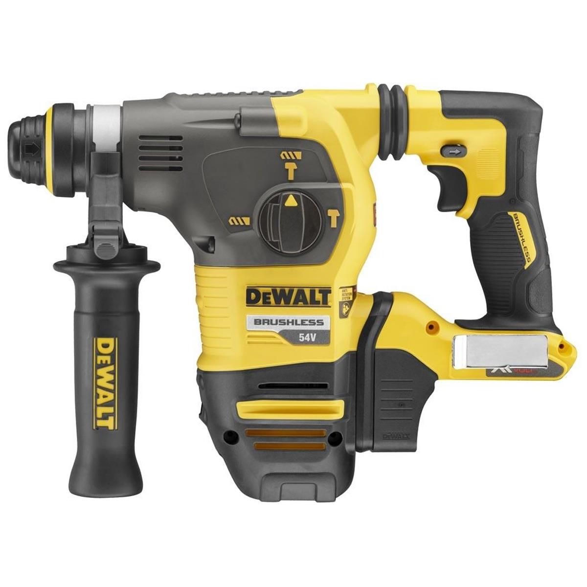 Dewalt DCH333T2-GB 54V XR FlexVolt Brushless SDS+ Hammer Drill with 2 x 6.0Ah Battery, Charger & Case