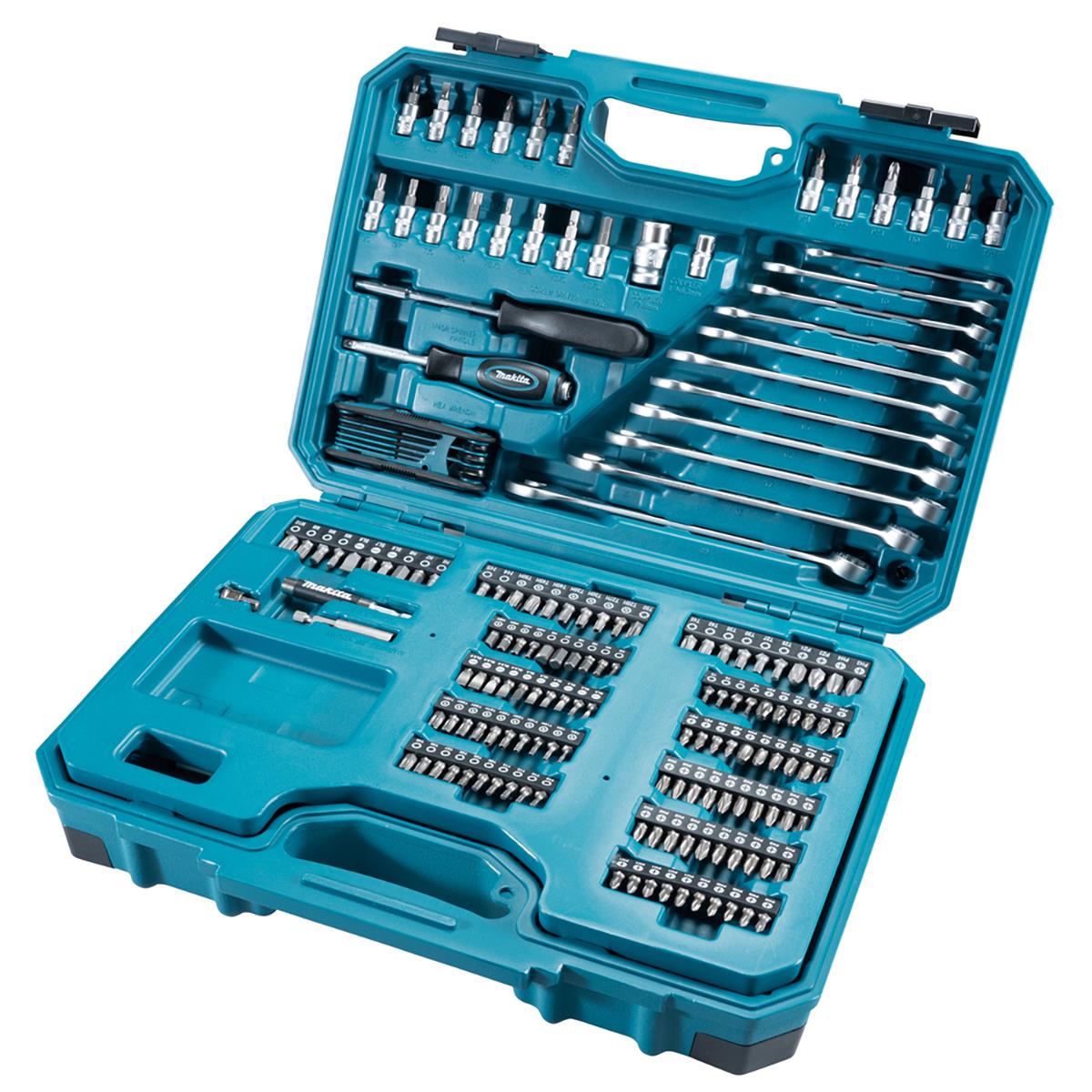 Makita E-10883 Maintenance Tool Set Of 221 Pieces In Case