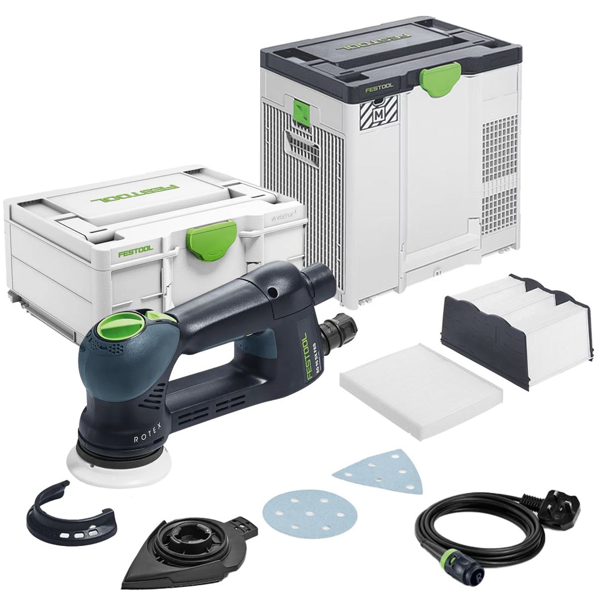 Festool SYS-AIR M 230V GB Air purifier - 577785 With ROTEX 90mm Geared Eccentric Sander 576261