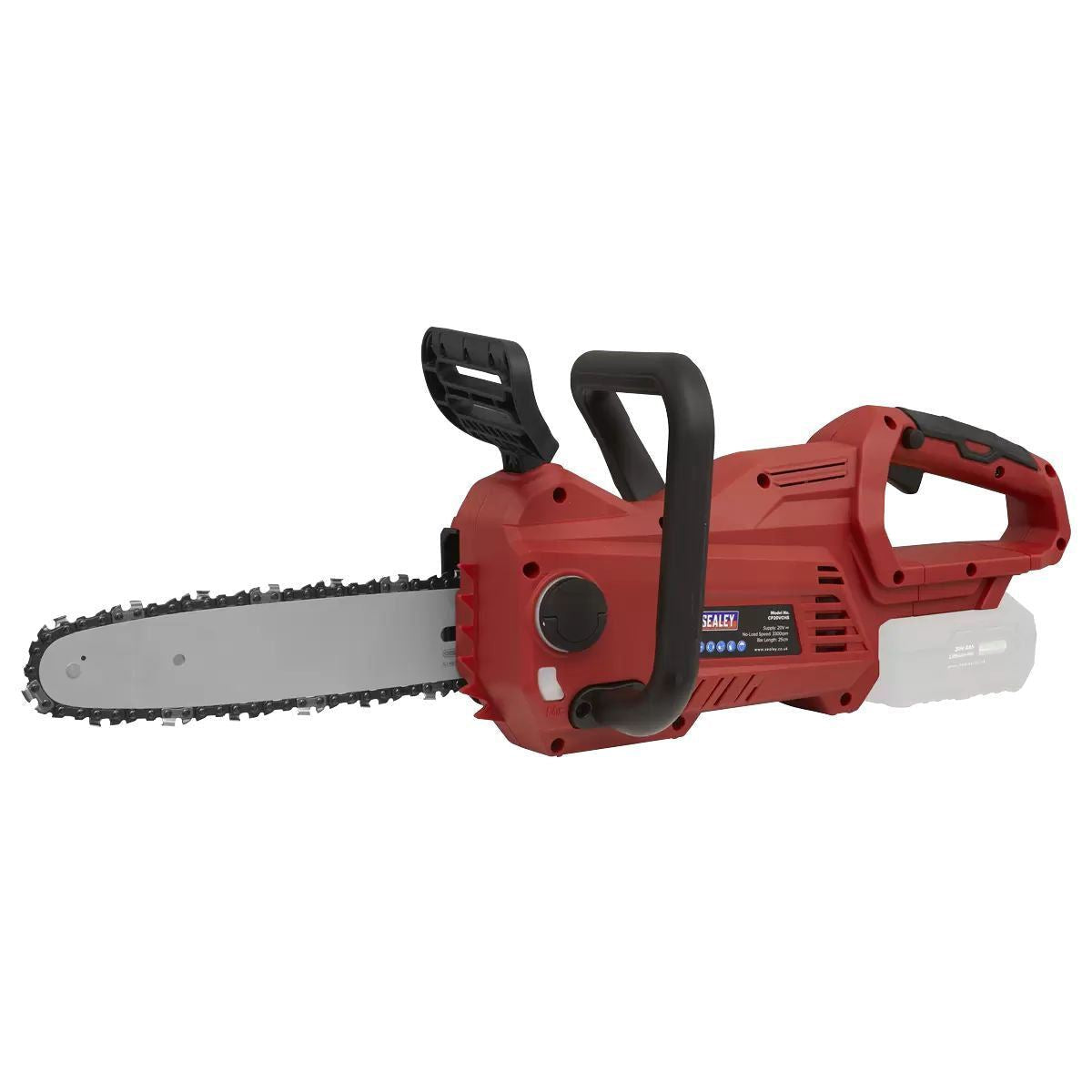 Sealey CP20VCHSKIT 20V Chainsaw 25cm Kit with 2 Batteries & Charger