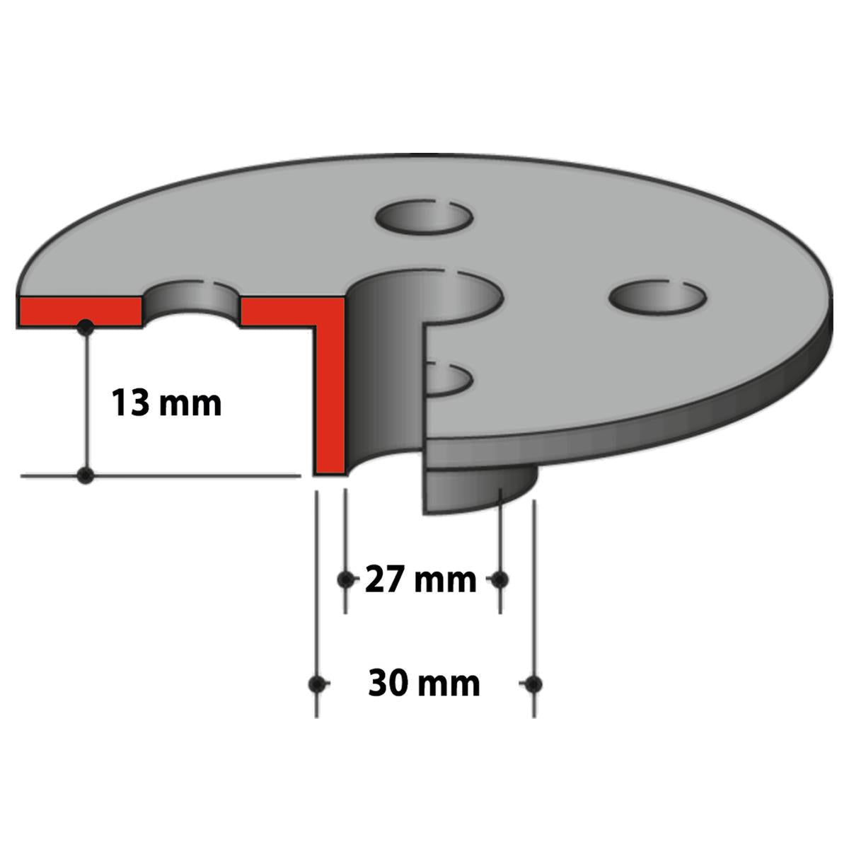 Makita 164471-6 Router Template Guide 30mm
