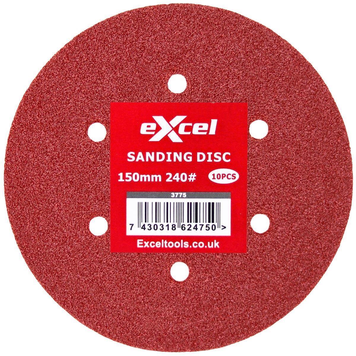 Makita BO002CGZ 40VMax XGT 150mm Brushless Random Orbit Sander with Sanding Disc 60G, 120G, 240G Pack of 30