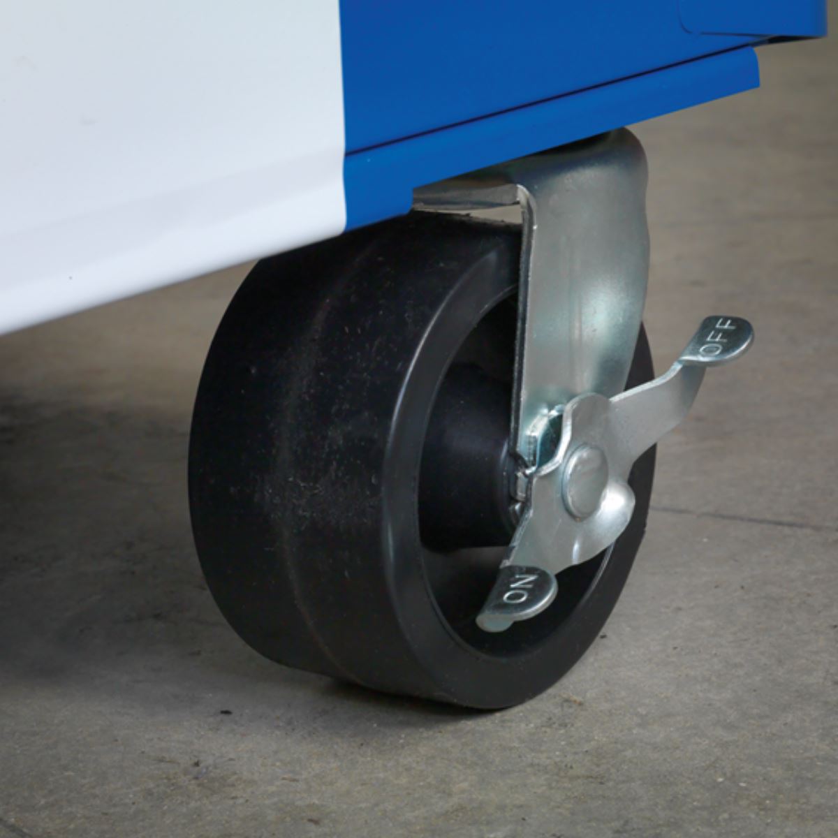 Sealey AP28COMBO2BWS 10 Drawer Retro Style Rollcab Blue and White