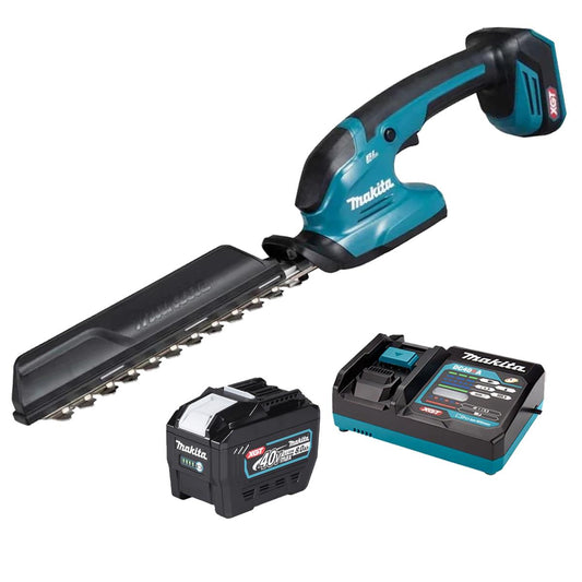 Makita UH023GZ 40V Max XGT Brushless Hedge Trimmer with 1 x 8.0Ah Battery & Charger