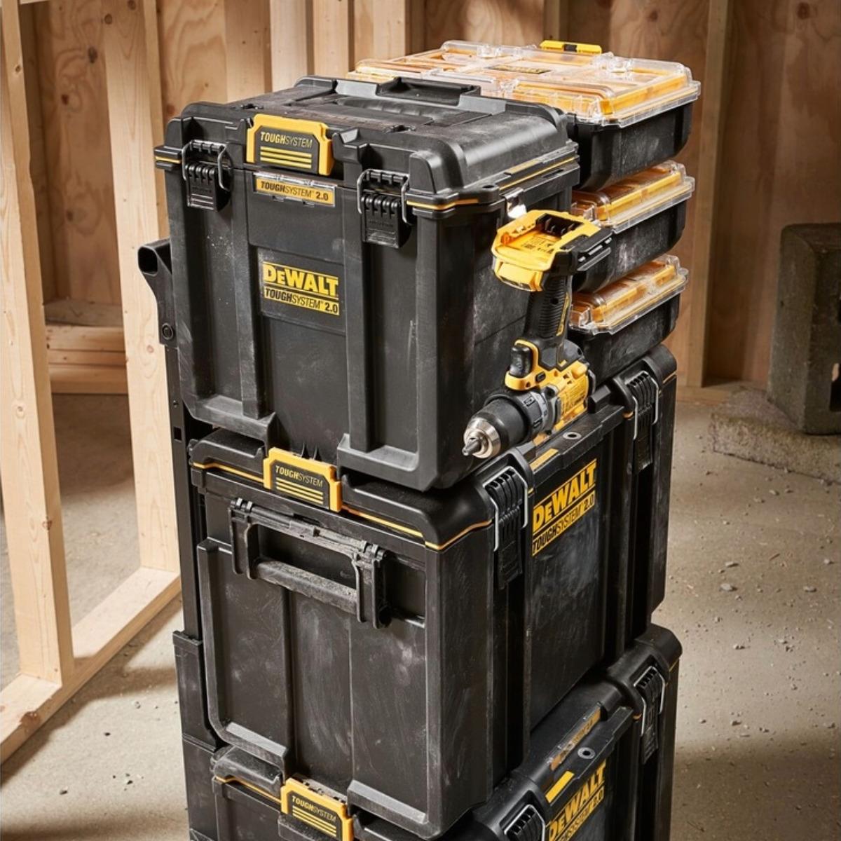 Dewalt DWST08035-1 Toughsystem 2.0 Half Width Deep Compact Tool Box