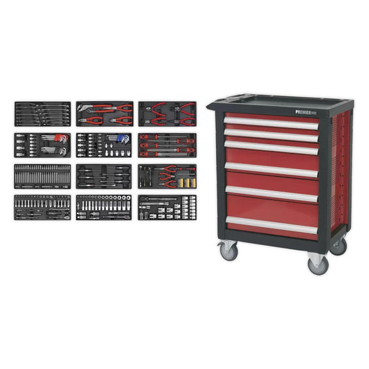 Sealey AP2406TBTC01 Roll cab 6 Drawer with 298pc Tool Kit
