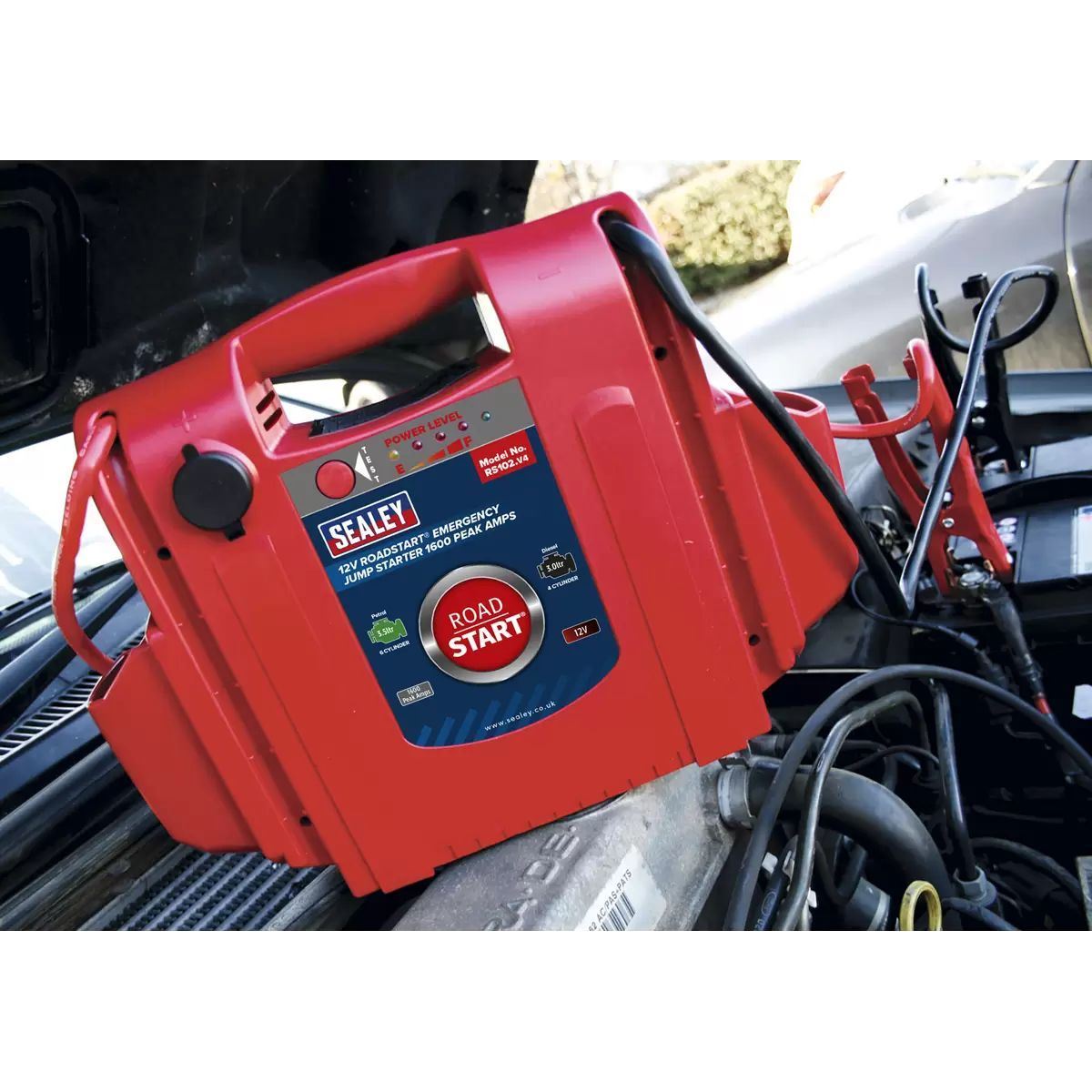 Sealey RS102 1600A 12V RoadStart Emergency Jump Starter