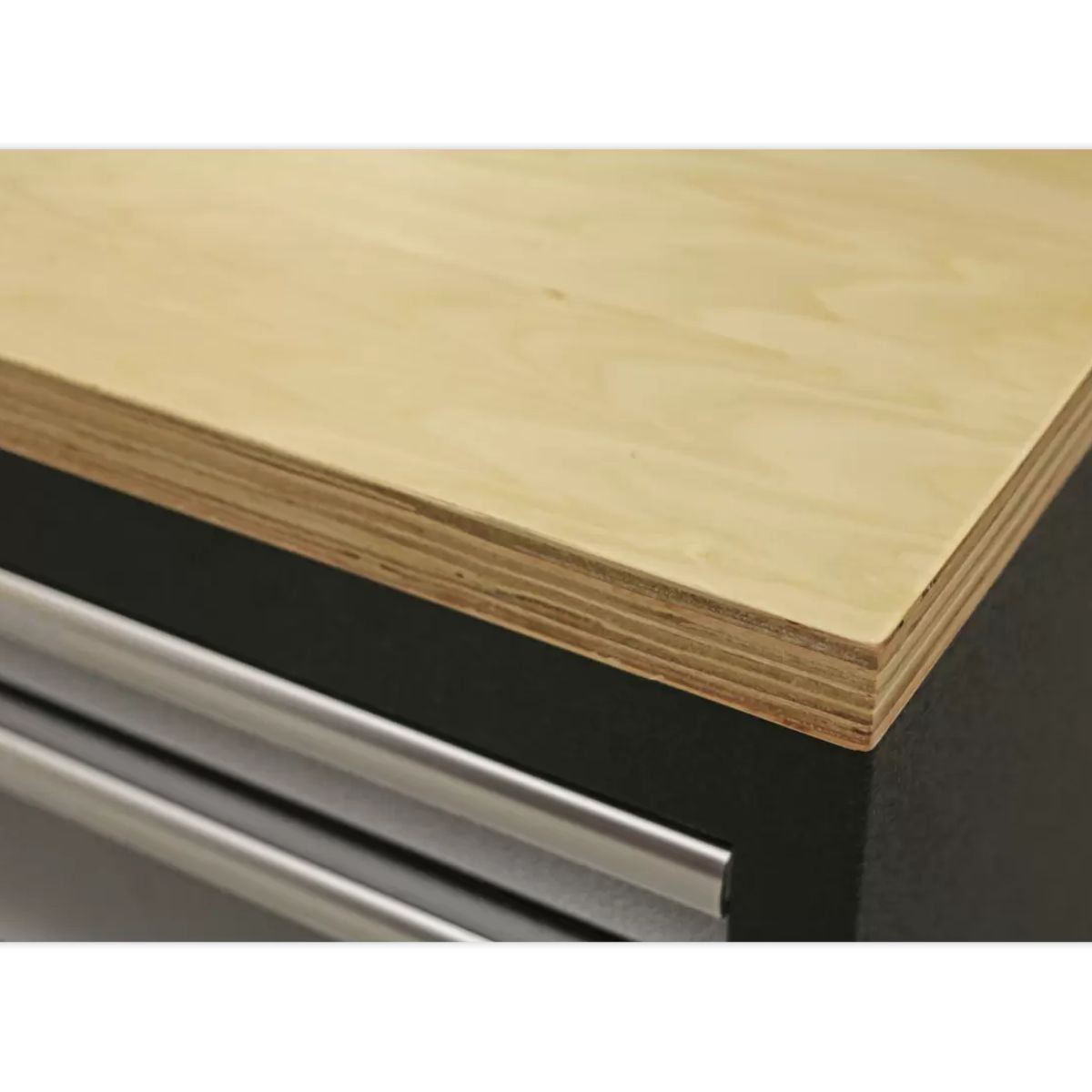 Sealey APMSSTACK02W Modular Storage System Combo Pressed Wood Worktop