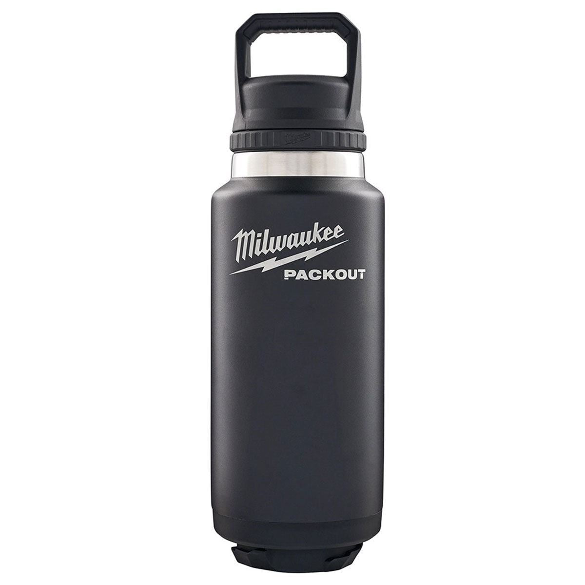 Milwaukee Packout 1065ml Chug Lid Bottle Black 4932493468