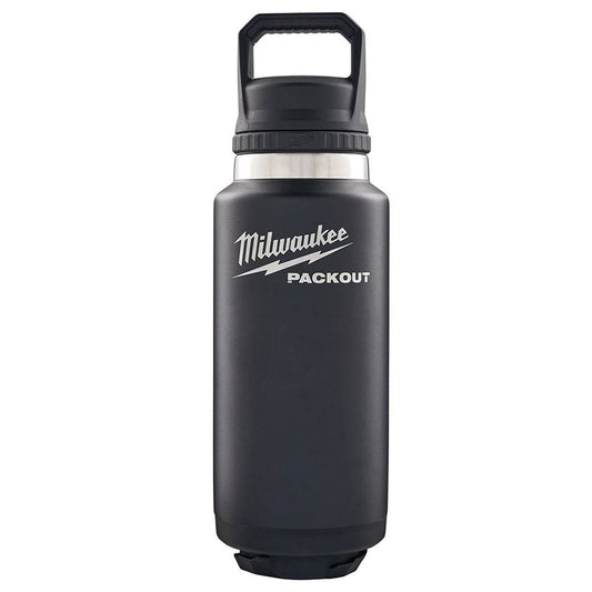 Milwaukee Packout 1065ml Chug Lid Bottle Black 4932493468