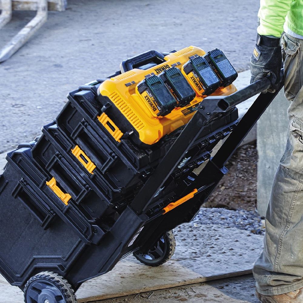 DeWalt DCB104 18V XR Multi-Voltage 4-Port Charger Quick 240V Charging for All Battery Types