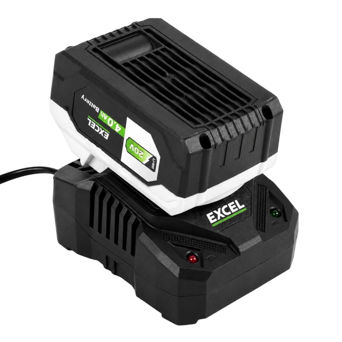 Excel 20V 4.0Ah Lithium-ion Battery with Charger