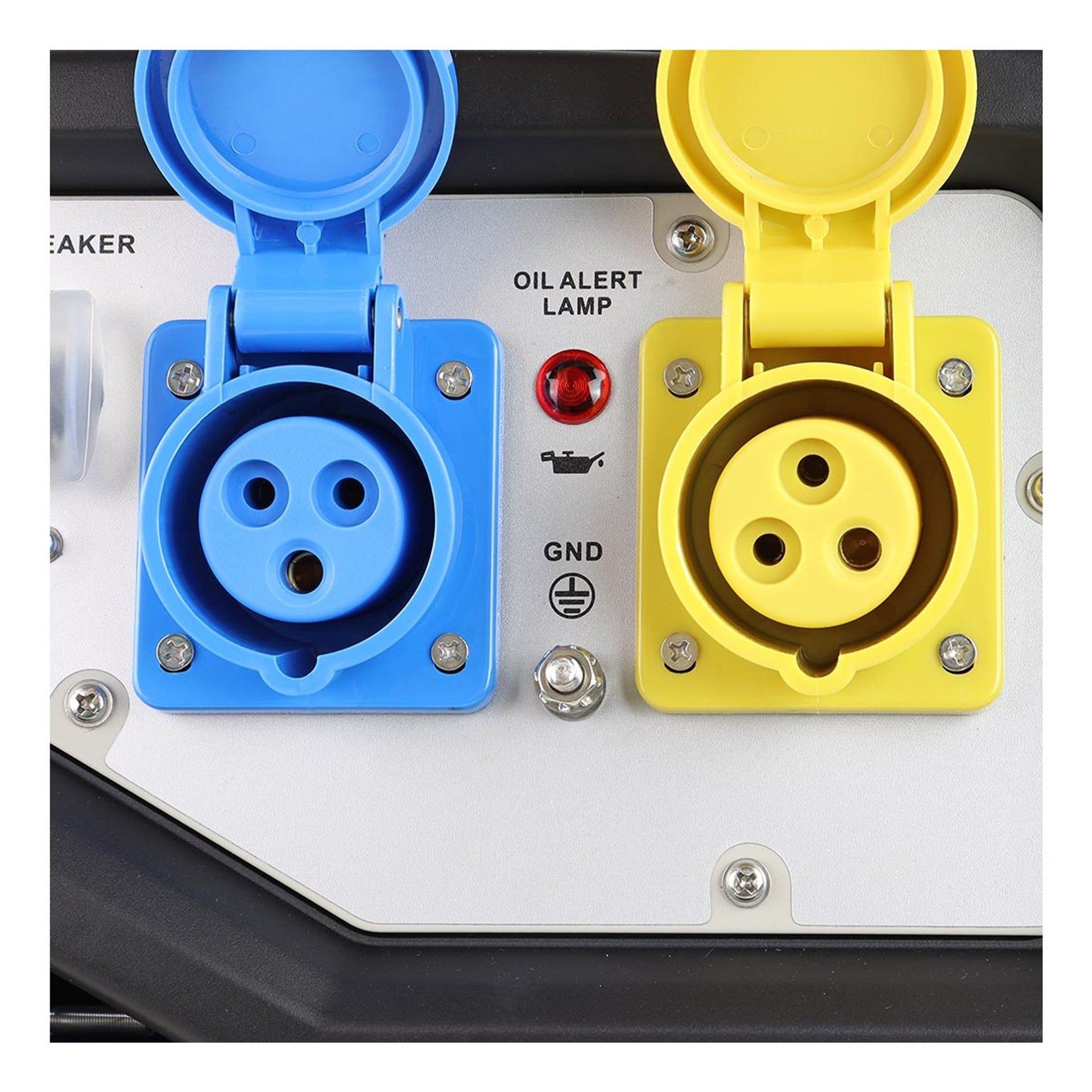 Hyundai HY3800LEK-2 Petrol Site Open Generator with Electric, Recoil Start & Wheel Kit 3200W/230V