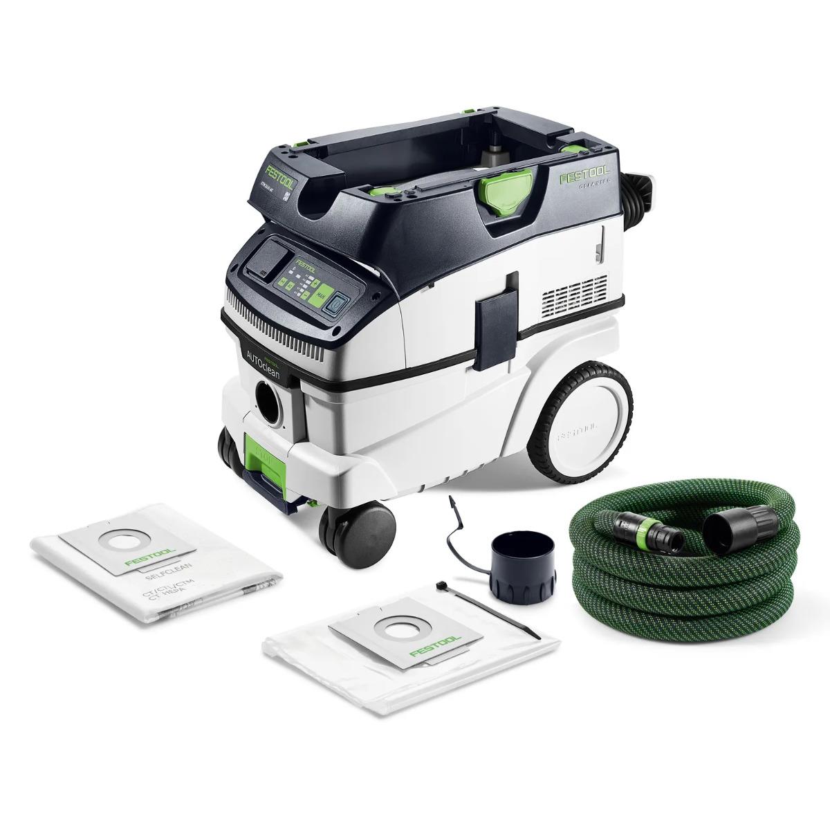 Festool CLEANTEC CTM 26 EI AC 230V GB M-Class 26L Wet and Dry Mobile Dust Extractor - 577854