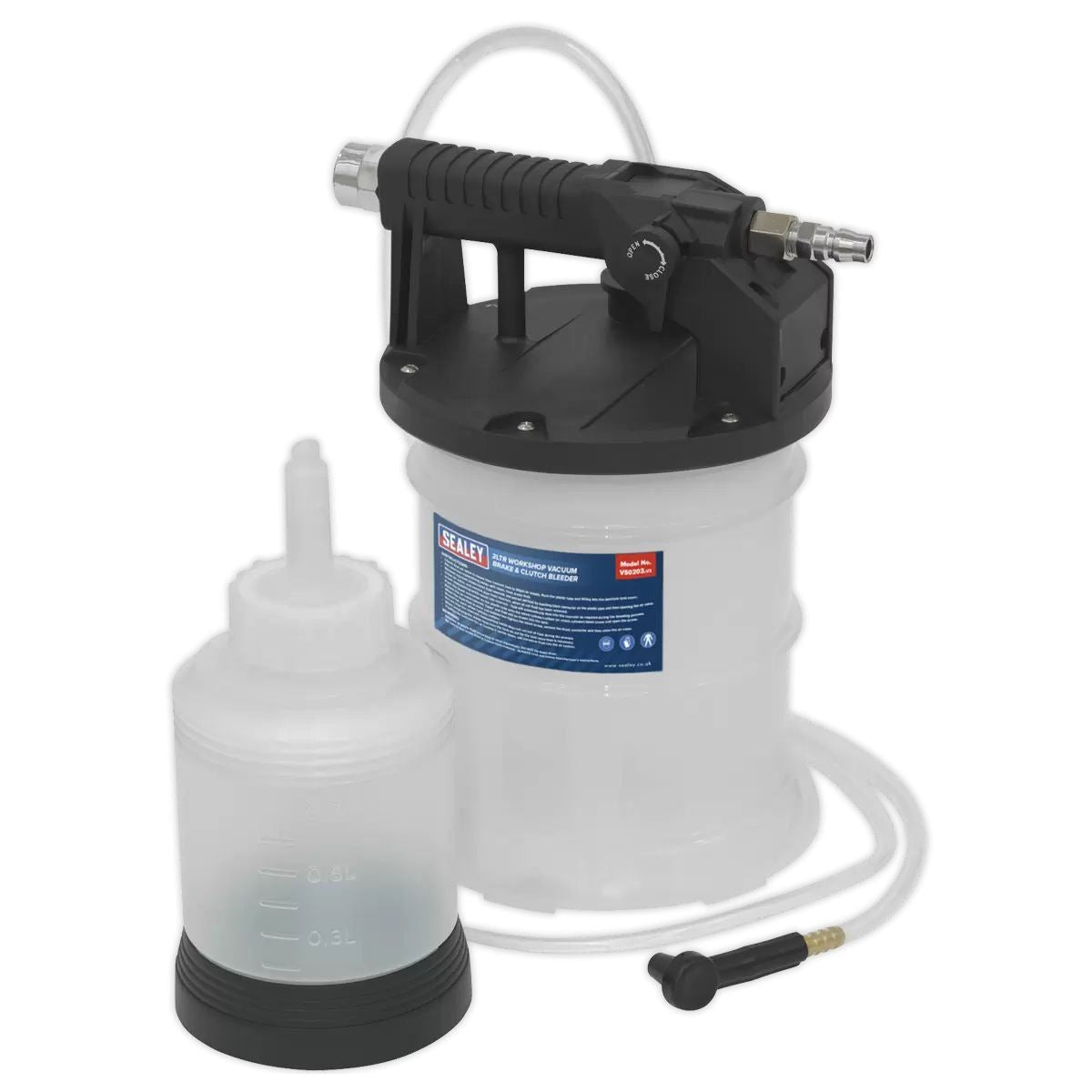 Sealey VS0203 Workshop Vacuum Brake & Clutch Bleeder 2L