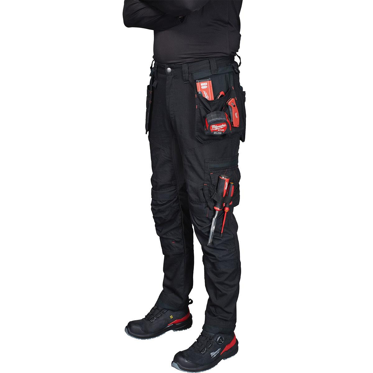 Milwaukee WPBL48 FREEFLEX Work Pant Black Size 48 W32/L32 - 4932498192