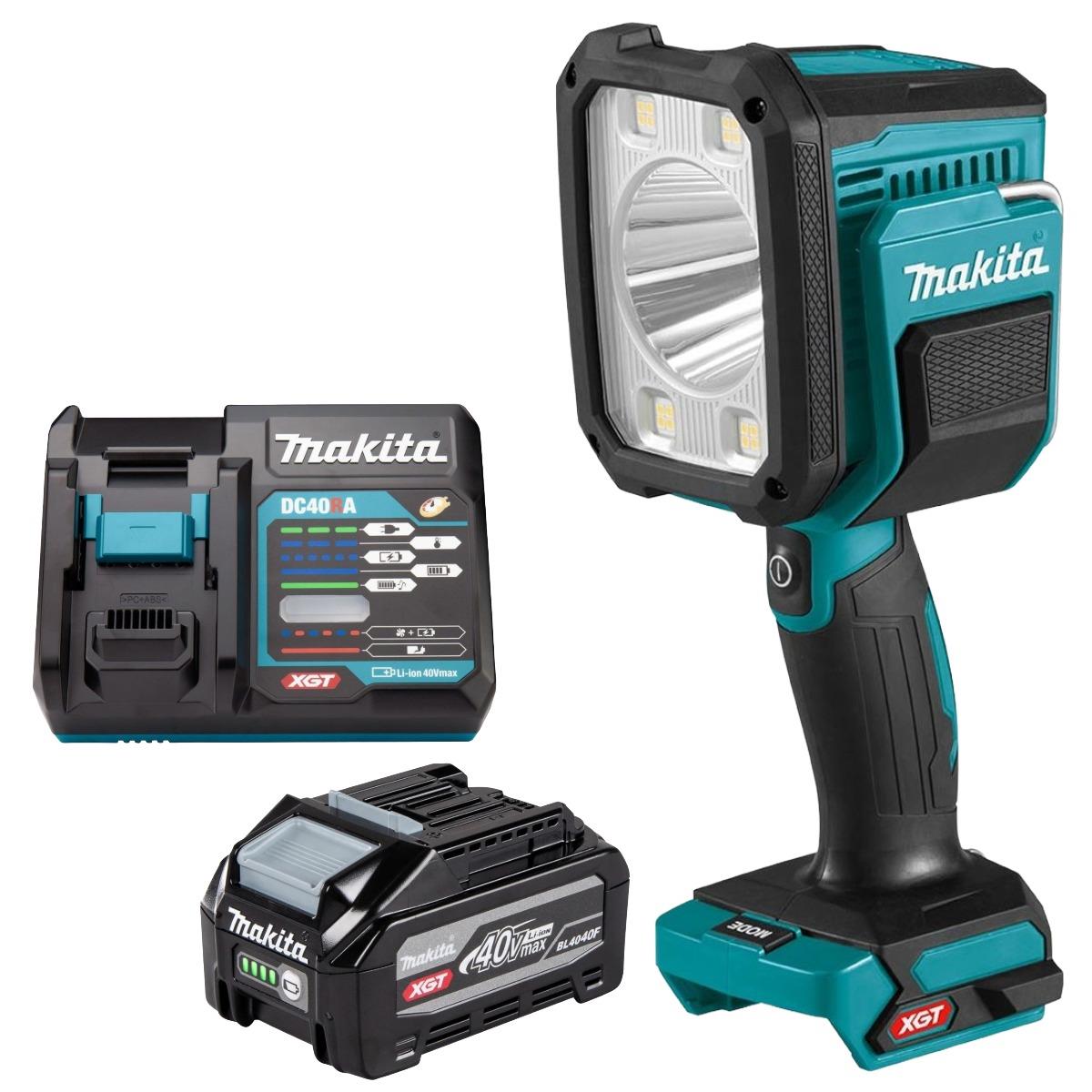 Makita ML007G 40V XGT Flashlight with 1 x 4.0Ah Battery & Charger