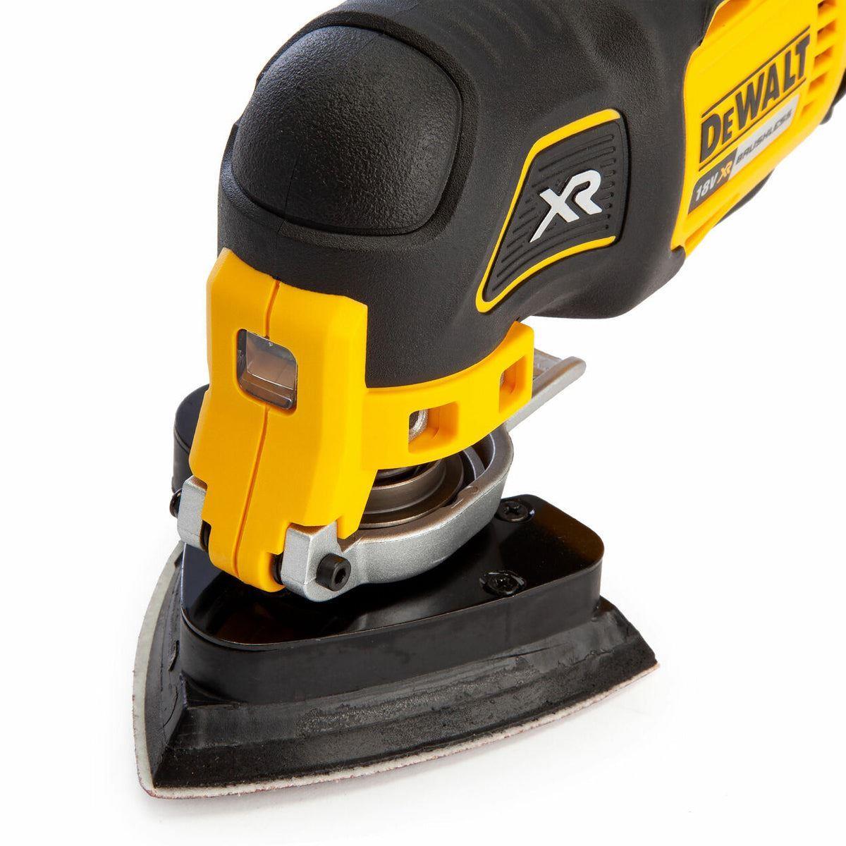 Dewalt DCS355N 18V XR Brushless Oscillating Multi-Tool Body with 5 Piece Blade Set