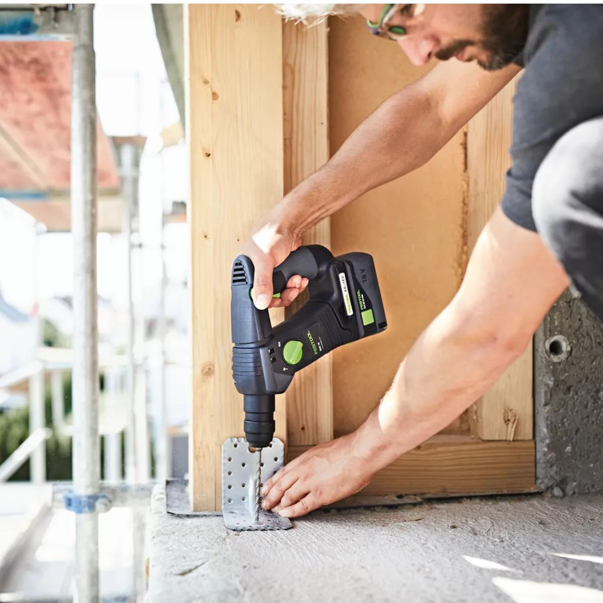 Festool BHC 18-Basic 18V Brushless SDS+ Hammer Drill Body Only In Systainer - 577230