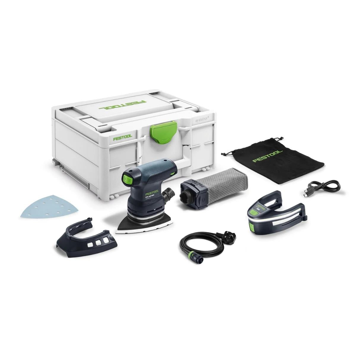 Festool DTS 400 REQ-Plus 230V Delta Sander with Light Module & Case 578839