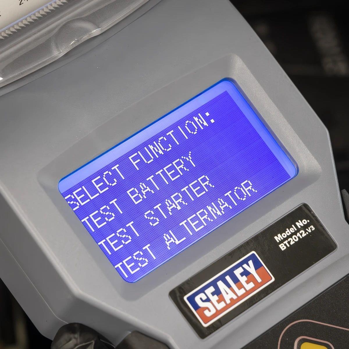Sealey BT2012 12V Digital Battery & Alternator Tester with Printer