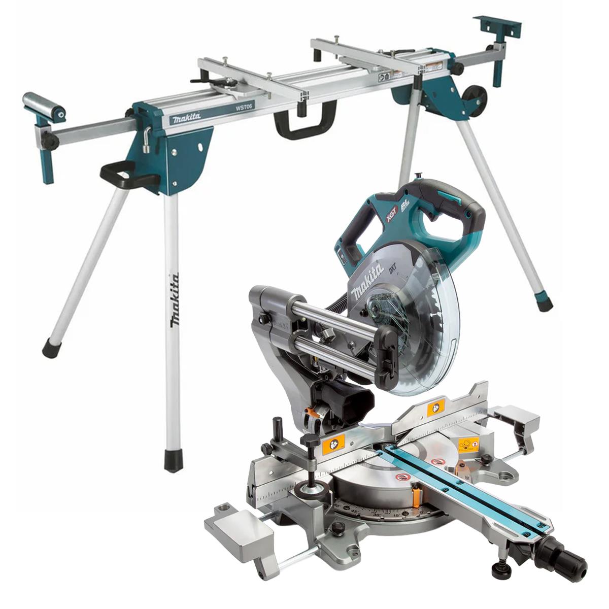 Makita LS002GZ01 40V XGT Brushless Sliding Compound Mitre Saw with Extendable Stand