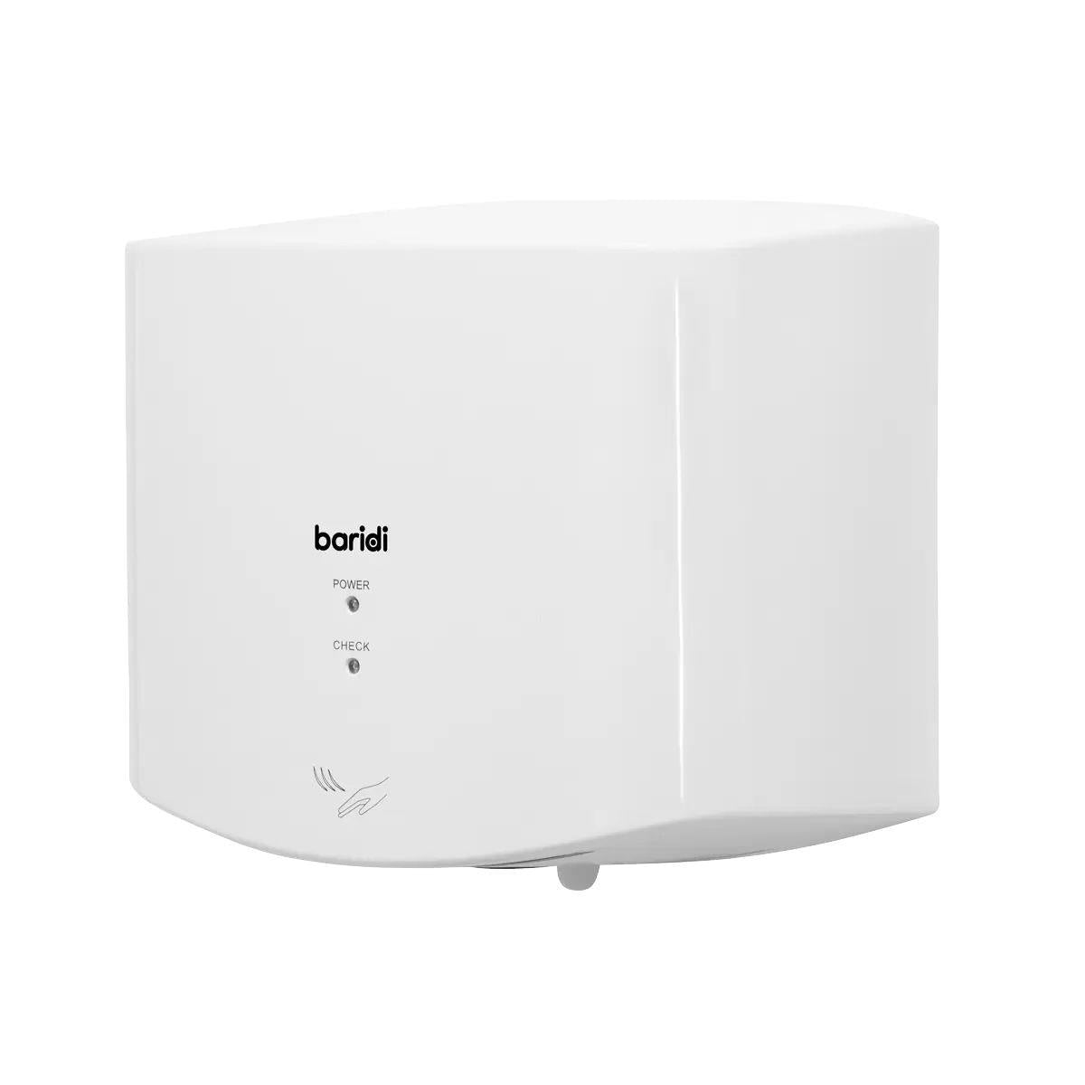 Sealey DH378 Baridi High Speed Hand Dryer with Auto Sensor 1400-1650W/230V White