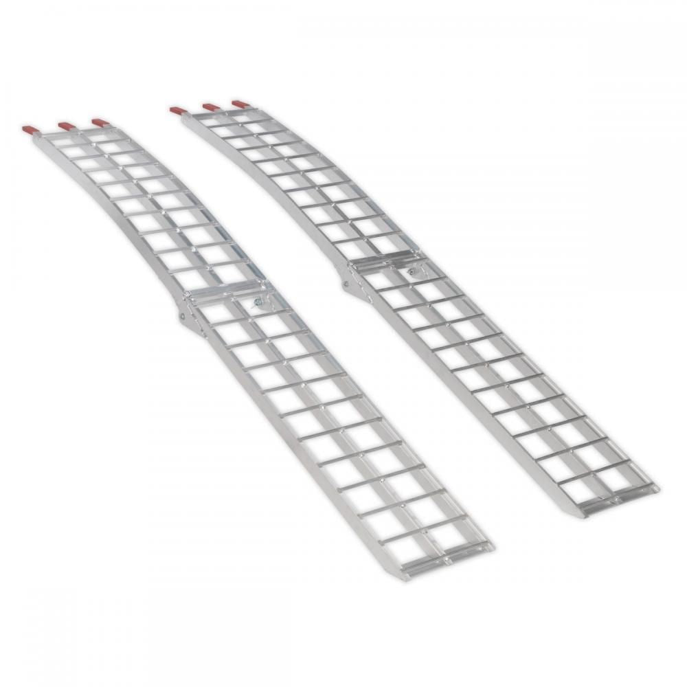 Sealey LR680 Aluminium Loading Ramps 680kg Capacity per Pair