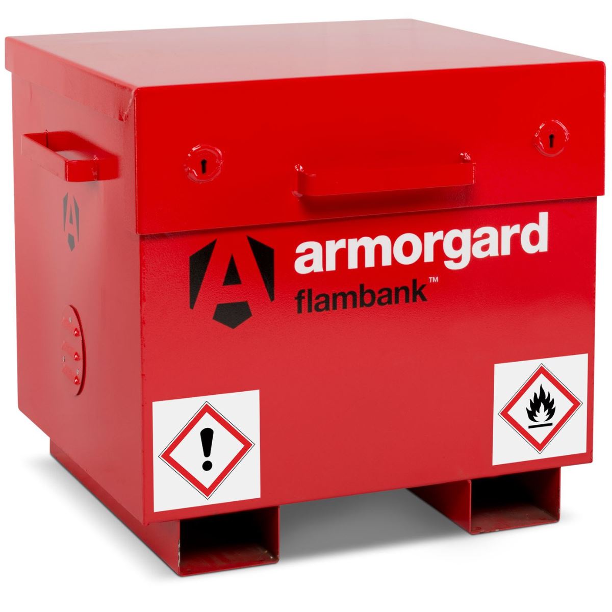 Armorgard FB21 Flam Bank Site Box 780mm x 630mm x 675mm Safe Storage for Flammable Materials