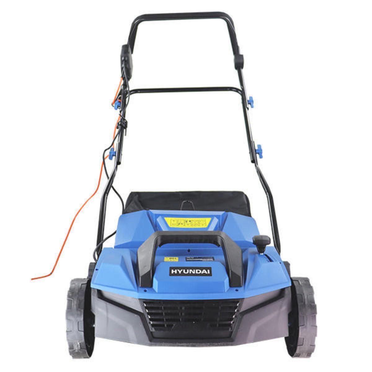 Hyundai HYSW1600E 38cm Artificial Grass Sweeper Multi-use Brush 45L Collection Bag 230V/1600W