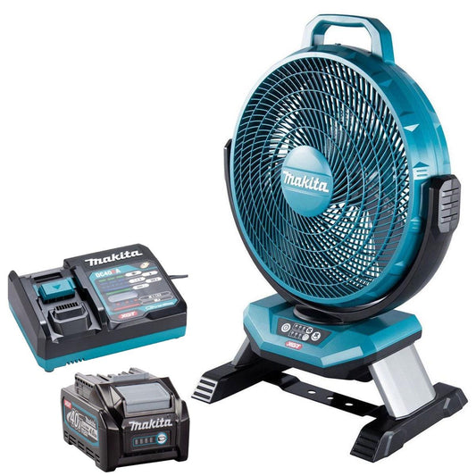 Makita CF002GZ 40VMax XGT Cordless Fan with 1 x 4.0Ah Battery & Charger