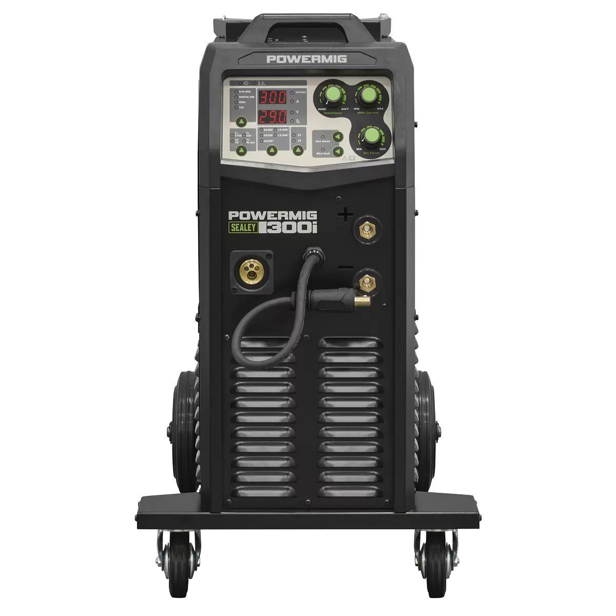 Sealey POWERMIG300i 300A Professional Gas/Gasless MIG/TIG/MMA Inverter Welder 400V/3ph