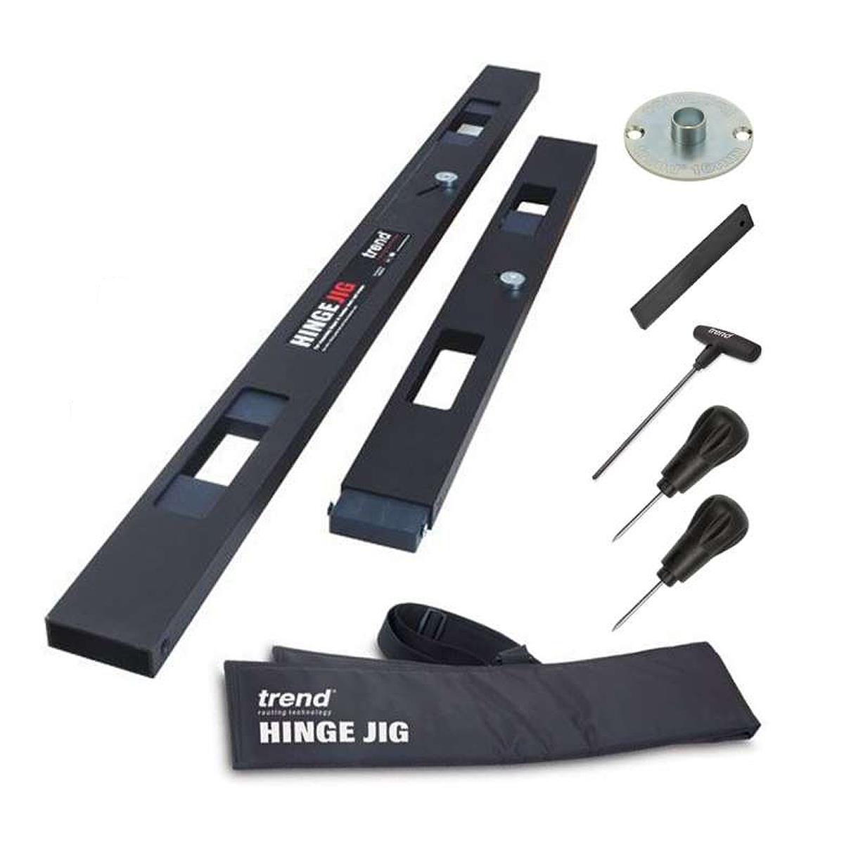 Trend Hinge Jig 2 Piece With Accessories H/JIG/A Item Condition Used