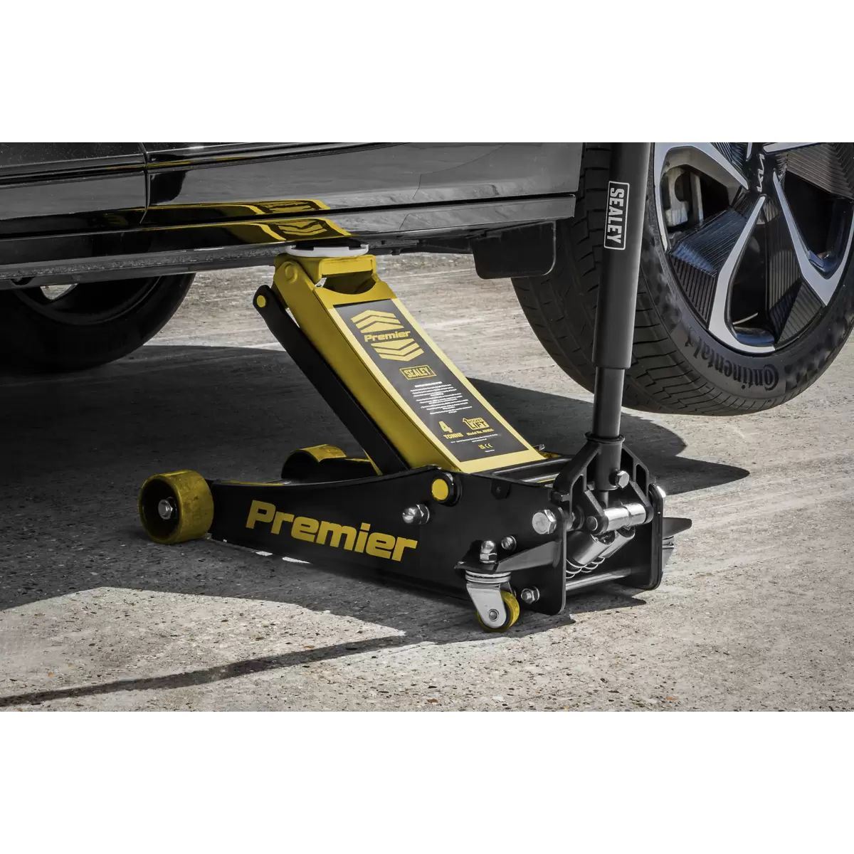 Sealey 4040AY Trolley Jack 4tonne Rocket Lift Yellow